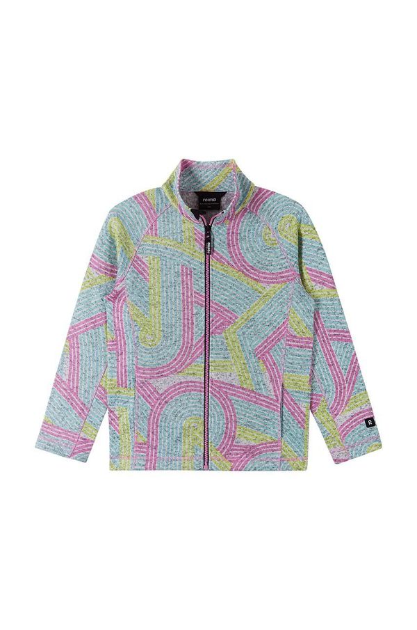 Reima Pulover Reima Niksini boja: ružičasta, s uzorkom, 5200054C