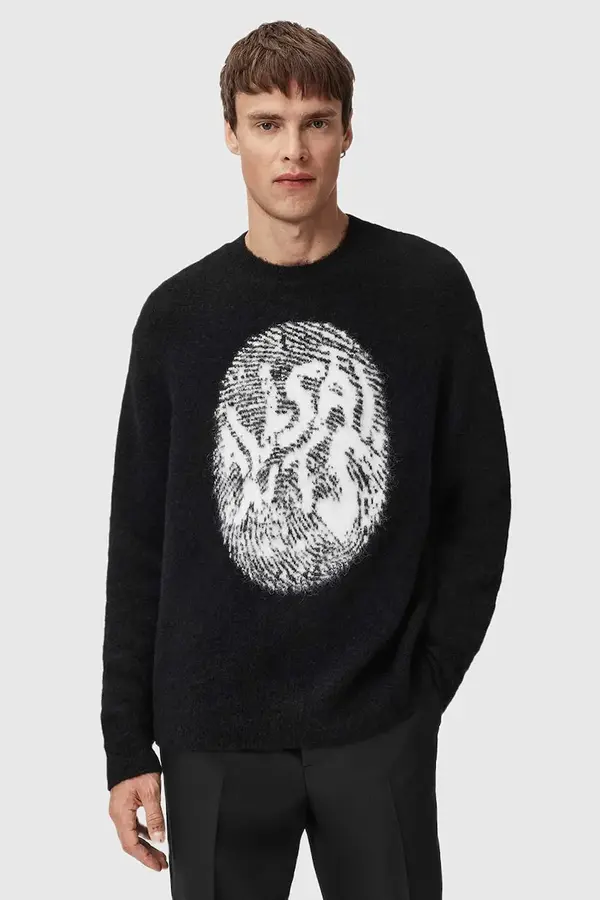 AllSaints Pulover s dodatkom alapke AllSaints