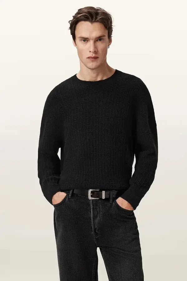 AllSaints Pulover s dodatkom alapke AllSaints JAKOB
