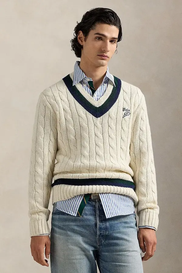 Polo Ralph Lauren Pulover s dodatkom kašmira Polo Ralph Lauren
