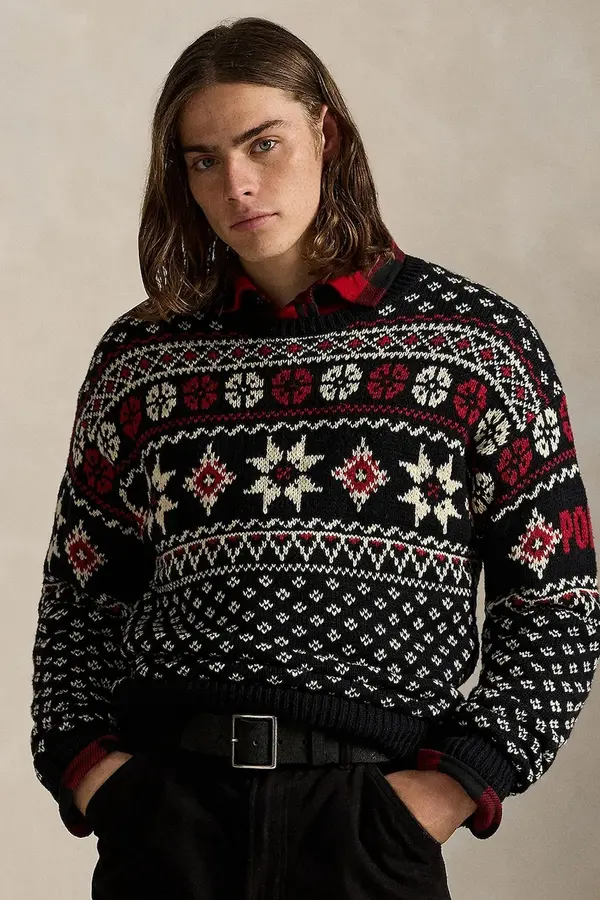 Polo Ralph Lauren Pulover s dodatkom kašmira Polo Ralph Lauren