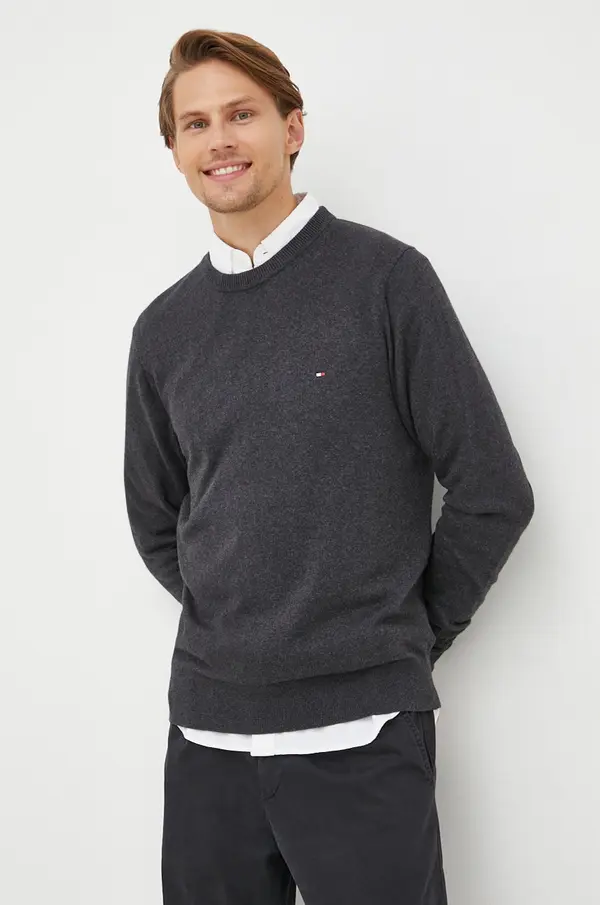 Tommy Hilfiger Pulover s dodatkom kašmira Tommy Hilfiger