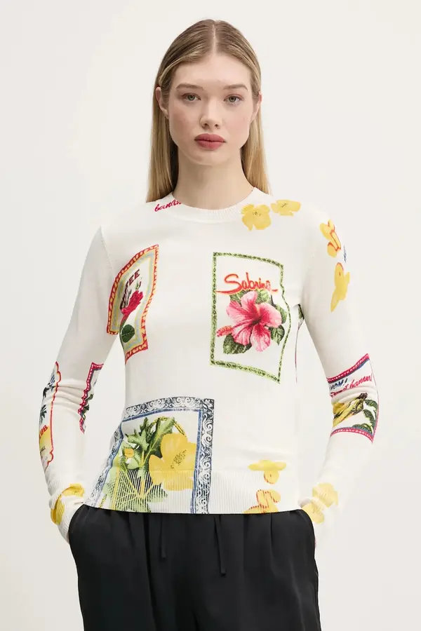 Desigual Pulover s dodatkom lana Desigual TAMPERE
