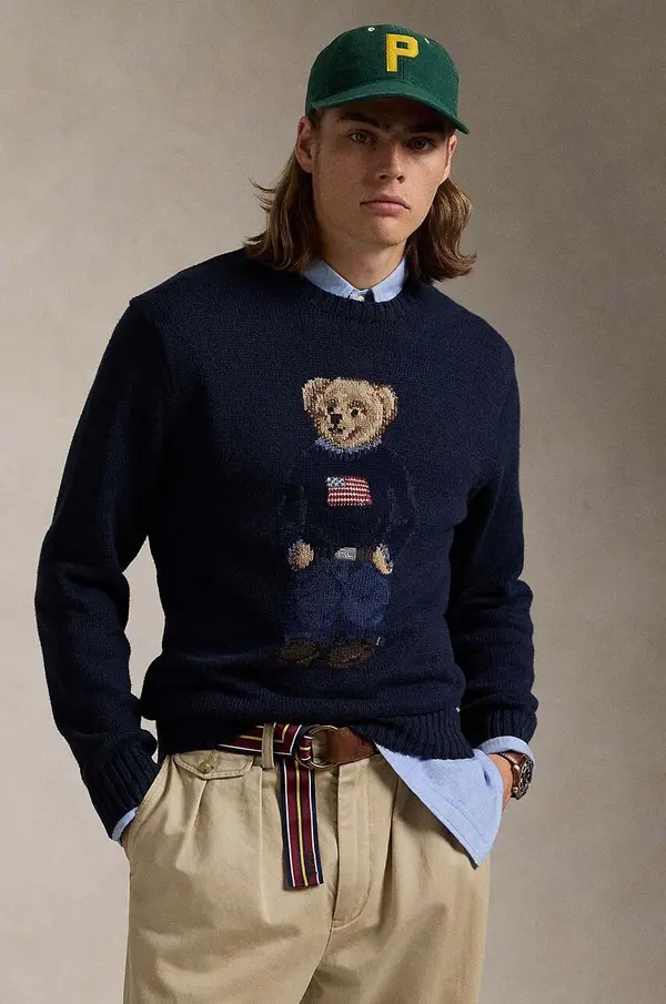 Polo Ralph Lauren Pulover s dodatkom lana Polo Ralph Lauren