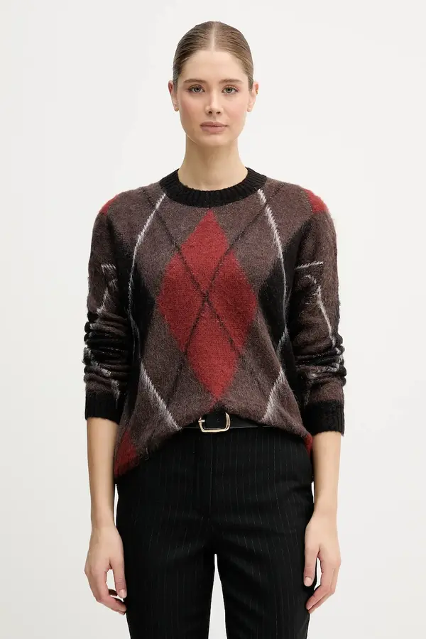 Sisley Pulover s dodatkom mohera Sisley