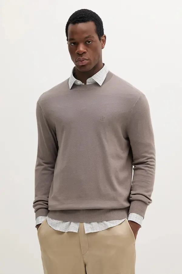 Armani Exchange Pulover s dodatkom svile Armani Exchange