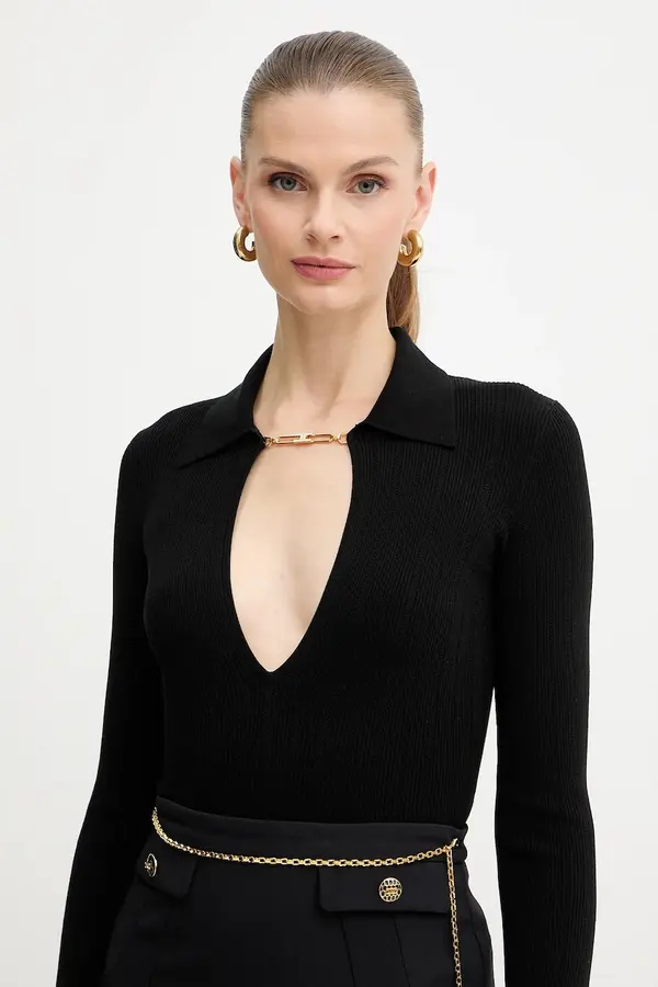 Elisabetta Franchi Pulover s dodatkom svile Elisabetta Franchi