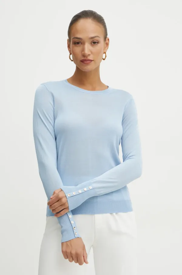 Fracomina Pulover s dodatkom svile Fracomina lagani, FR25ST7005K54401