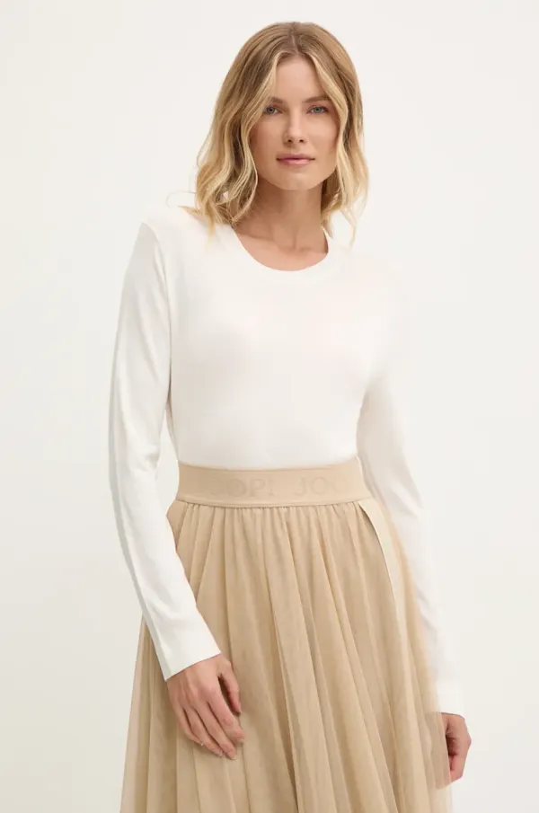 United Colors of Benetton Pulover s dodatkom svile United Colors of Benetton boja: bež, lagani, 1ZRED10BL