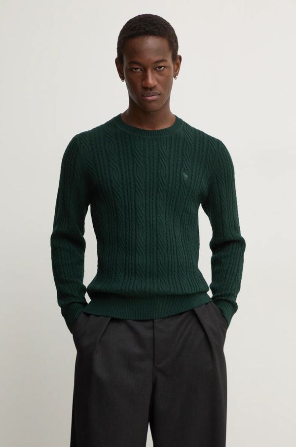 Abercrombie & Fitch Pulover s dodatkom vune Abercrombie & Fitch za muškarce, boja: zelena, KI120-4197