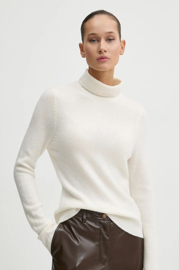 Abercrombie & Fitch Pulover s dodatkom vune Abercrombie & Fitch za žene, boja: bež, KI150-4271