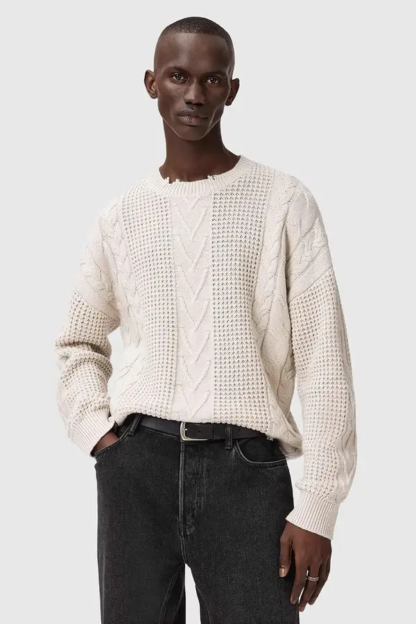 AllSaints Pulover s dodatkom vune AllSaints