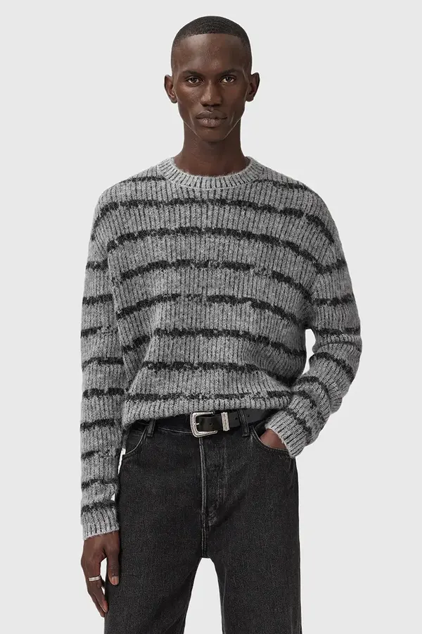 AllSaints Pulover s dodatkom vune AllSaints DISSOLVED