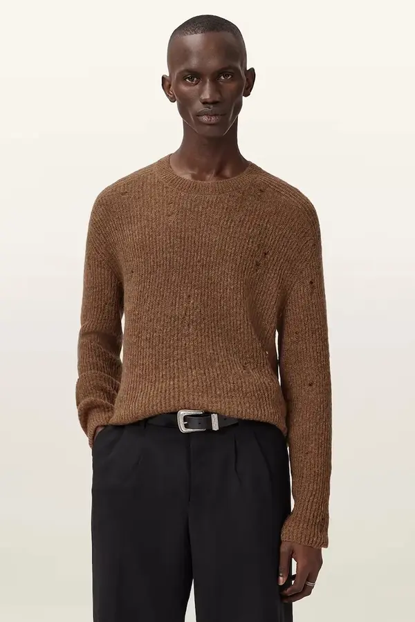 AllSaints Pulover s dodatkom vune AllSaints
