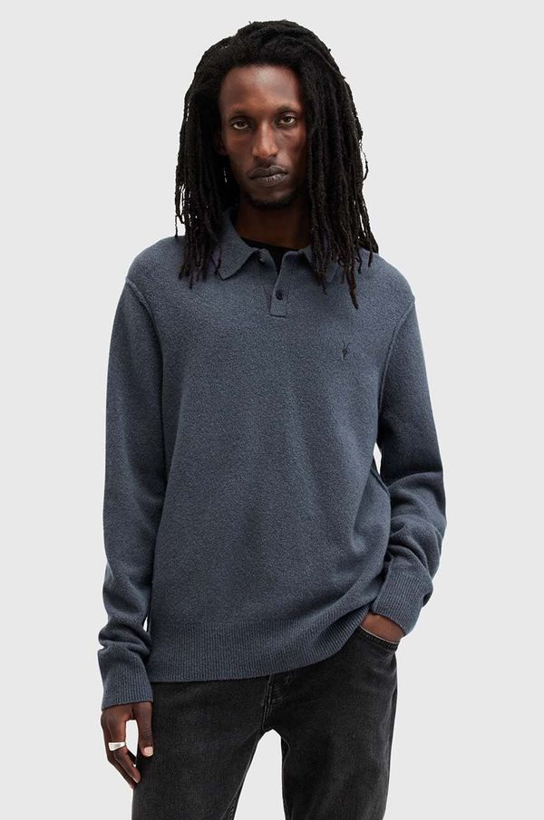 AllSaints Pulover s dodatkom vune AllSaints STATTEN za muškarce, M038KA