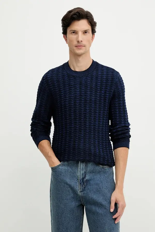 Armani Exchange Pulover s dodatkom vune Armani Exchange