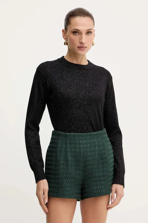 Armani Exchange Pulover s dodatkom vune Armani Exchange