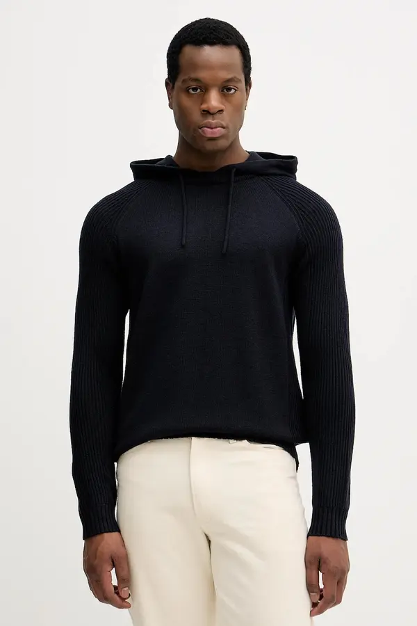 Armani Exchange Pulover s dodatkom vune Armani Exchange