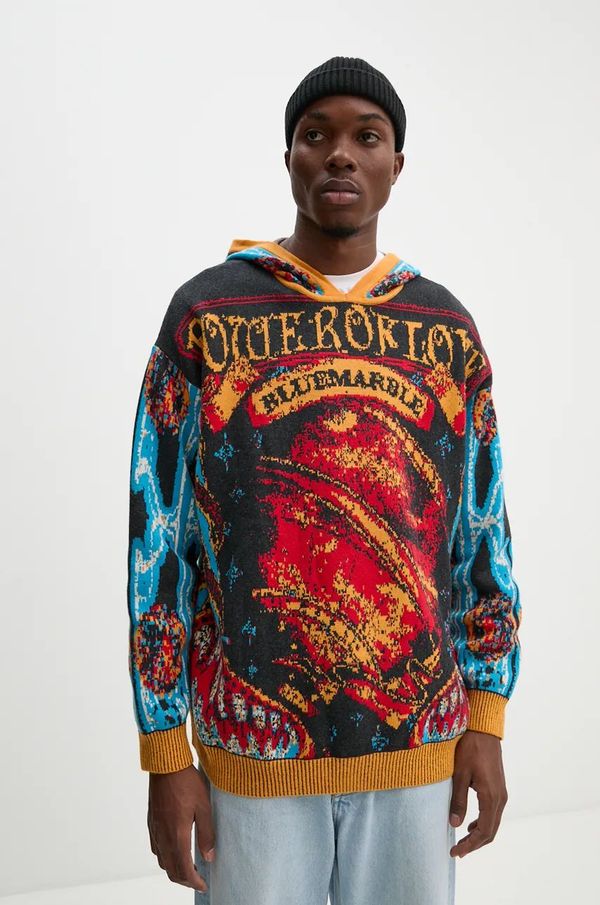 BLUEMARBLE Pulover s dodatkom vune BLUEMARBLE HO10.KN18B24