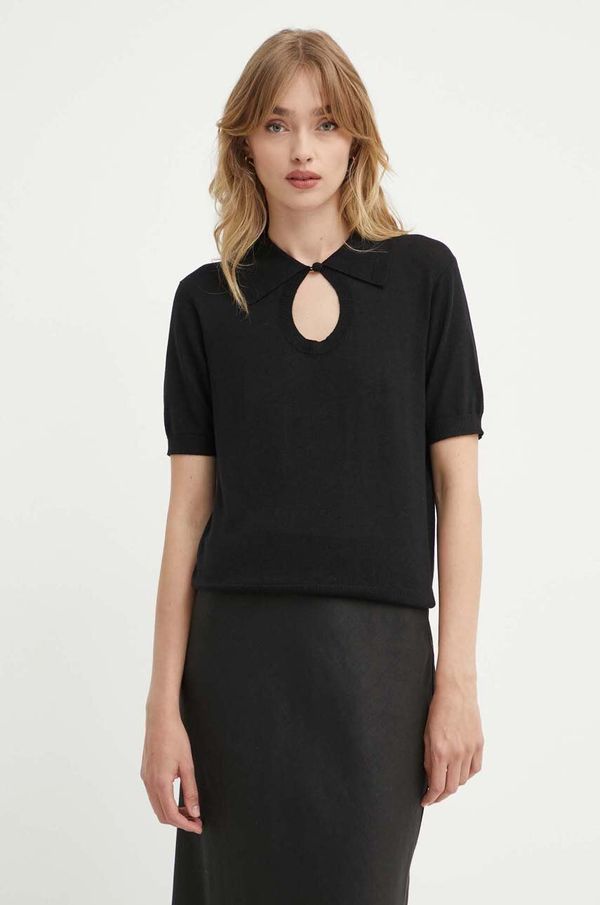 By Malene Birger Pulover s dodatkom vune By Malene Birger TALALLIA boja: crna, Q72434001