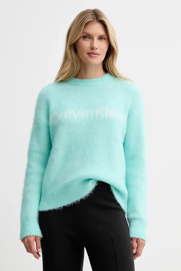 Calvin Klein Pulover s dodatkom vune Calvin Klein