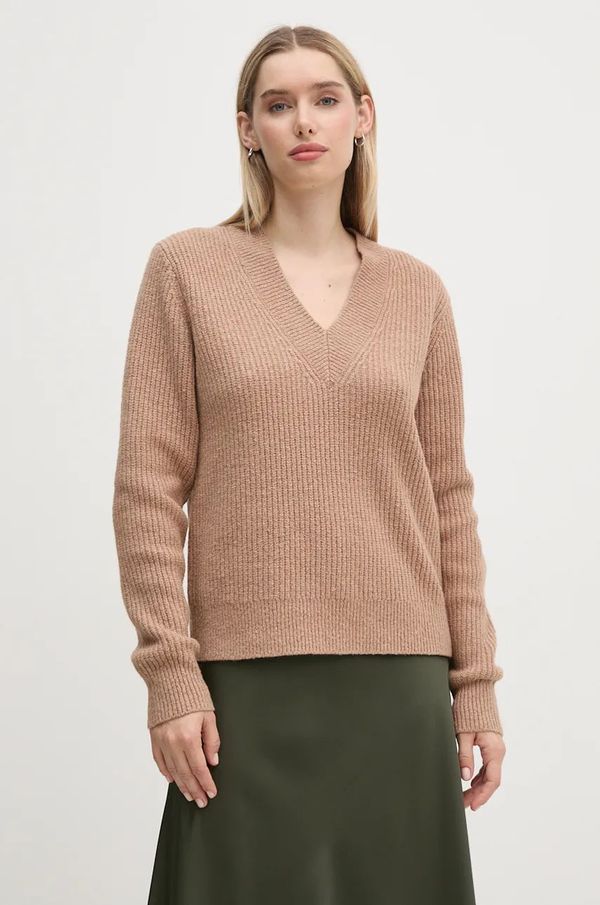 Calvin Klein Pulover s dodatkom vune Calvin Klein za žene, boja: bež, K20K207414