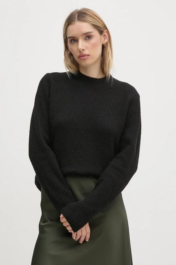 Calvin Klein Pulover s dodatkom vune Calvin Klein za žene, boja: crna, K20K207415