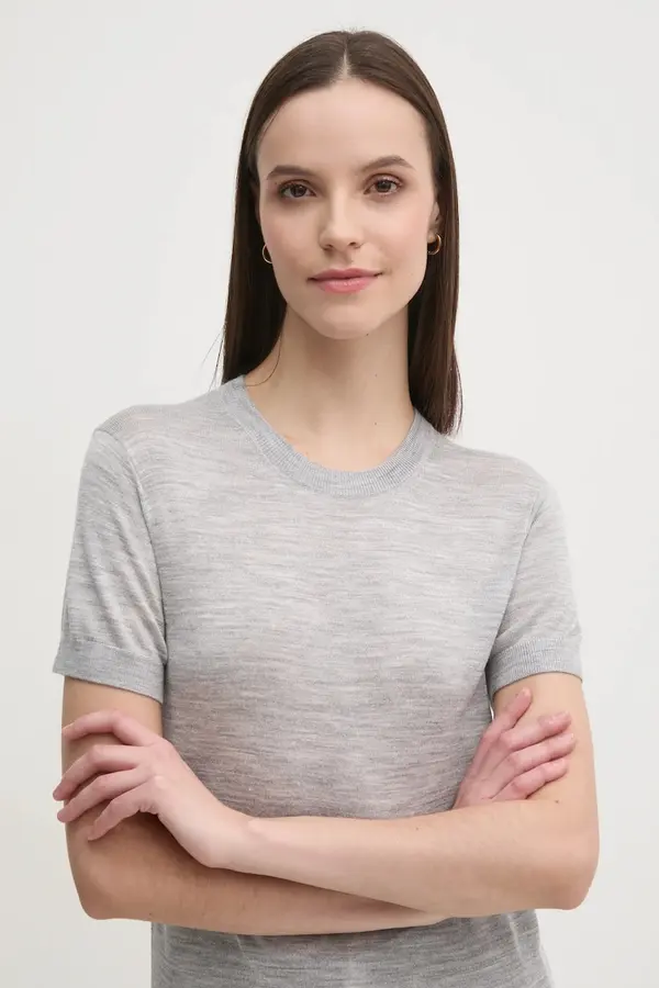 Calvin Klein Pulover s dodatkom vune Calvin Klein za žene, boja: siva, lagani, K20K208123