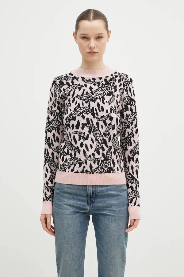 Fiorucci Pulover s dodatkom vune Fiorucci Pink Banimalier