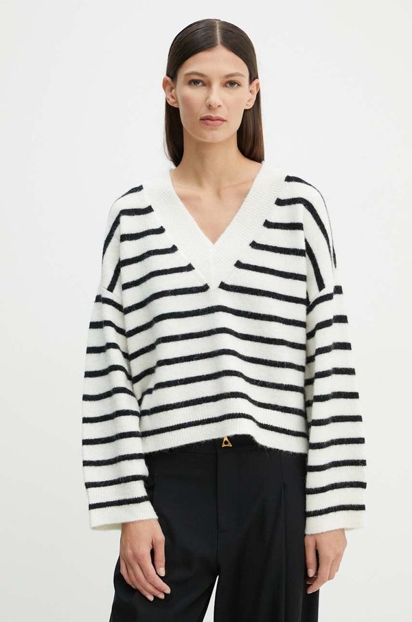 Gestuz Pulover s dodatkom vune Gestuz za žene, boja: bež, 10909344