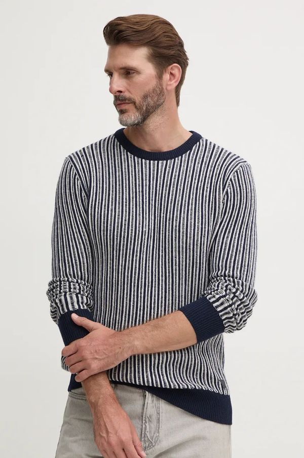 Guess Pulover s dodatkom vune Guess EMMANUEL za muškarce, boja: tamno plava, lagani, M4BR13.Z3HB0