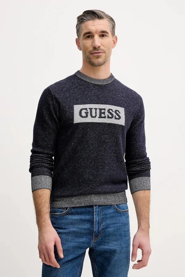 Guess Pulover s dodatkom vune Guess JACK