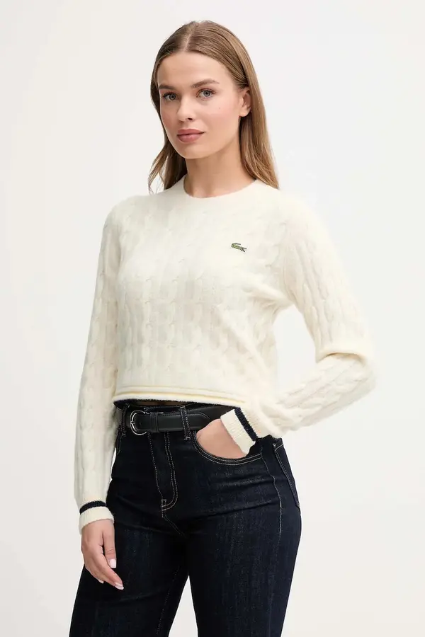 Lacoste Pulover s dodatkom vune Lacoste