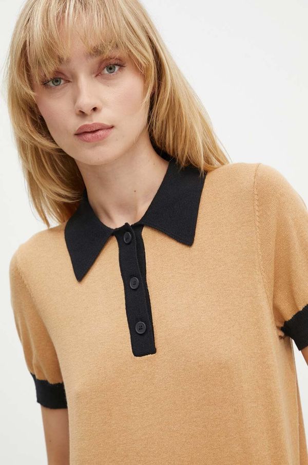 Levi's Pulover s dodatkom vune Levi's za žene, boja: bež, lagani, A8892