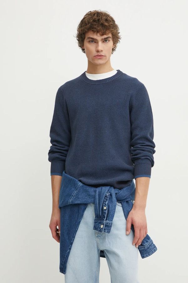 Marc O'Polo Pulover s dodatkom vune Marc O'Polo za muškarce, boja: tamno plava, 431516060368