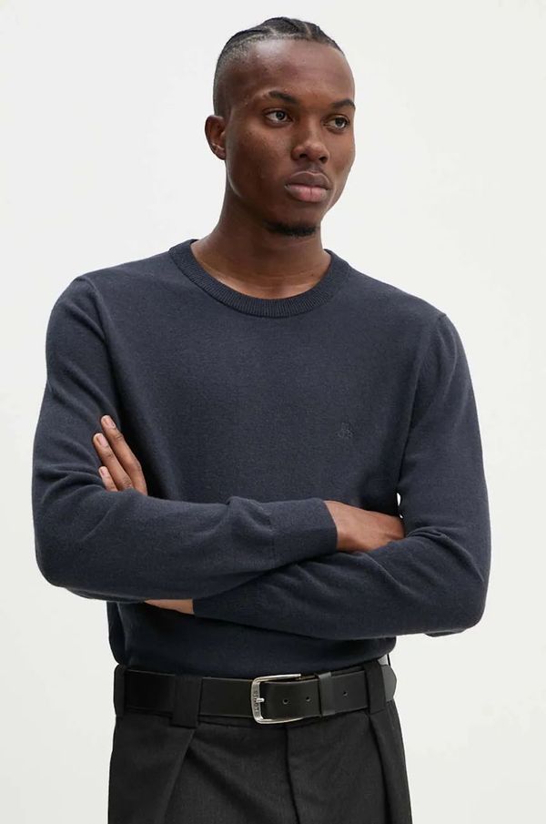 Marc O'Polo Pulover s dodatkom vune Marc O'Polo za muškarce, boja: tamno plava, lagani