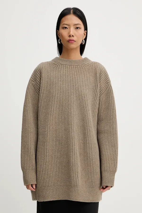 MM6 Maison Margiela Pulover s dodatkom vune MM6 Maison Margiela