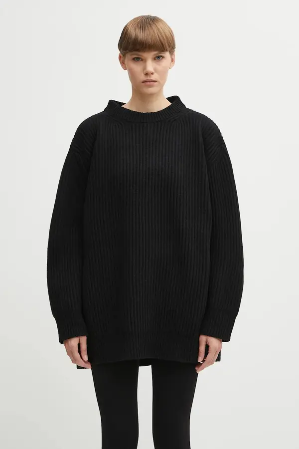 MM6 Maison Margiela Pulover s dodatkom vune MM6 Maison Margiela