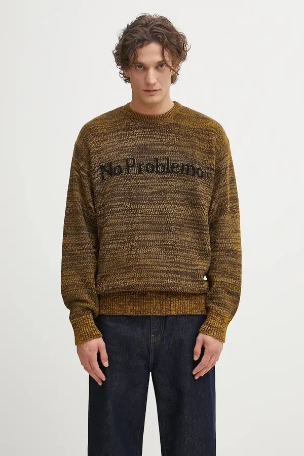No Problemo Pulover s dodatkom vune No Problemo Mosca Crew Neck