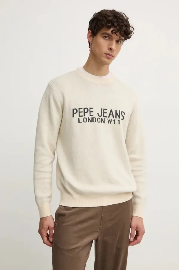 Pepe Jeans Pulover s dodatkom vune Pepe Jeans CARDIN