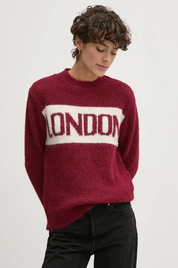 Pepe Jeans Pulover s dodatkom vune Pepe Jeans HILDA