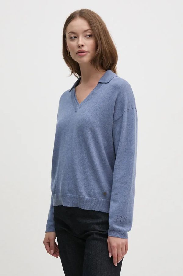 Pepe Jeans Pulover s dodatkom vune Pepe Jeans ISELA POLO za žene, lagani, PL702222