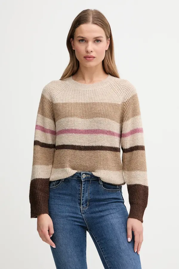 Pepe Jeans Pulover s dodatkom vune Pepe Jeans