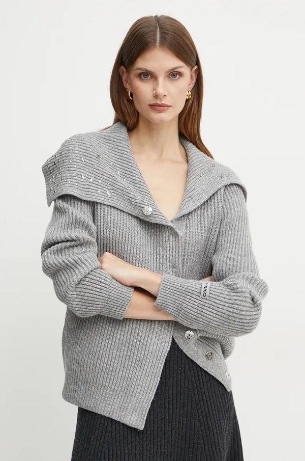 Pinko Pulover s dodatkom vune Pinko za žene, boja: siva, topli, 104325 A27A