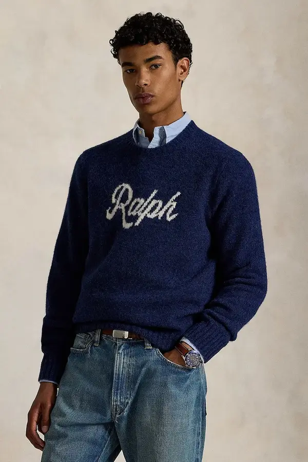 Polo Ralph Lauren Pulover s dodatkom vune Polo Ralph Lauren