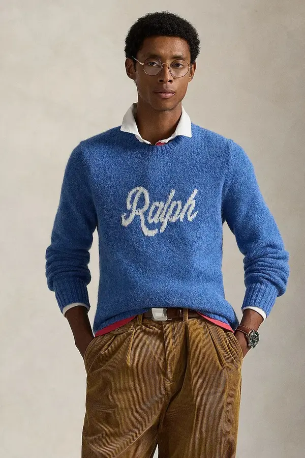 Polo Ralph Lauren Pulover s dodatkom vune Polo Ralph Lauren
