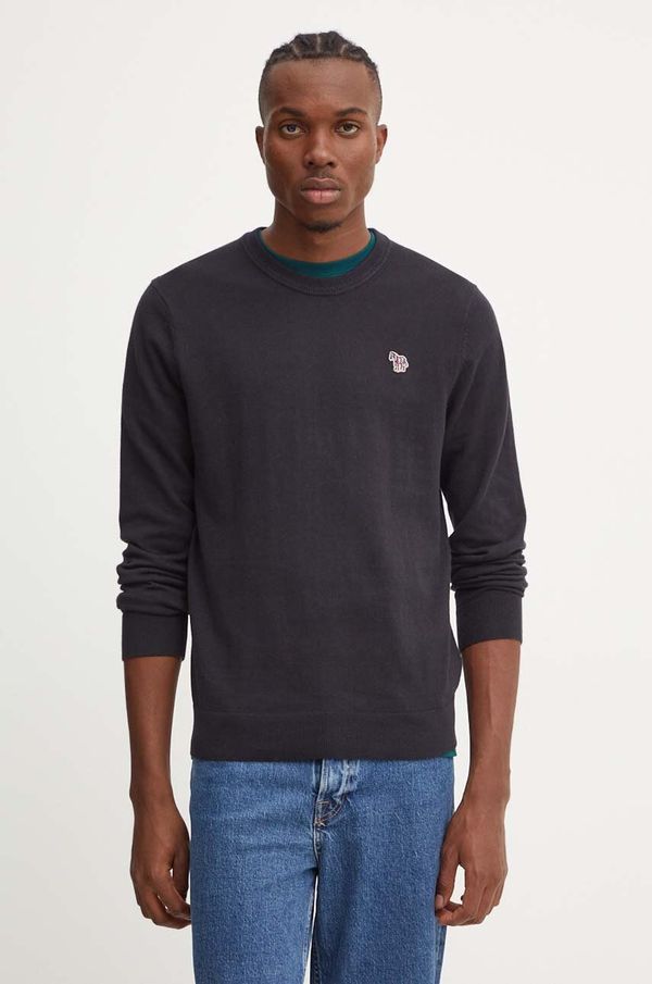 PS Paul Smith Pulover s dodatkom vune PS Paul Smith za muškarce, boja: crna, lagani, M2R.530XZ.N22226