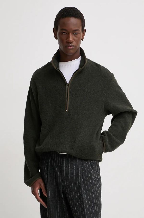 Sunflower Pulover s dodatkom vune Sunflower za muškarce, boja: zelena, lagani, 2028