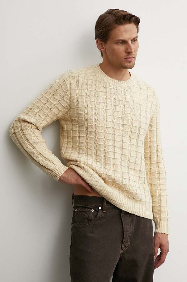 Sunflower Pulover s dodatkom vune Sunflower za muškarce, boja: žuta, 3049