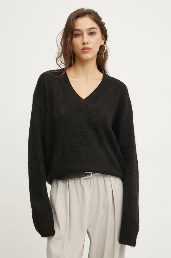 Superdry Pulover s dodatkom vune Superdry za žene, boja: crna, W6110553A-02A